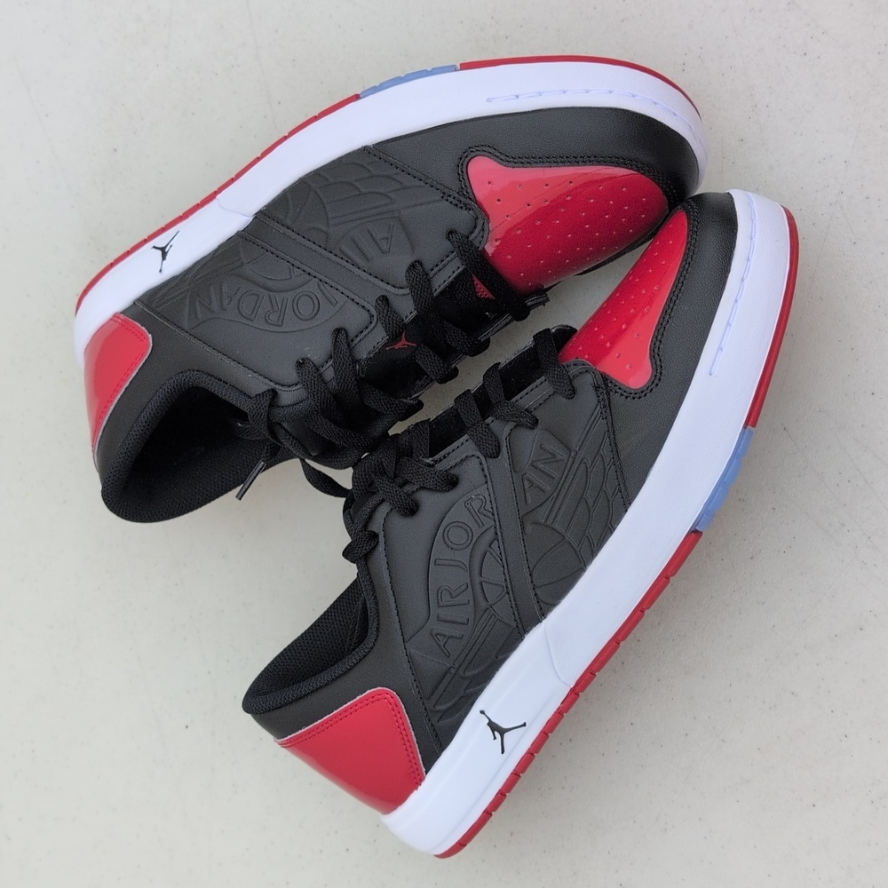 Nike Jordan Nu Retro 1 Low Shoes - Patent BRED - Men's Size 11 ( DV5141-006 )